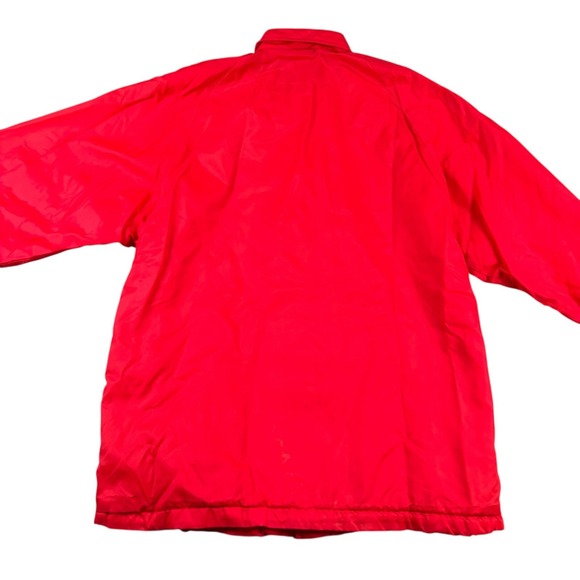Vintage Budweiser Anheuser Bush A & Eagle Mens Red Windbreaker Jacket Sz M Rare! - Picture 3 of 8